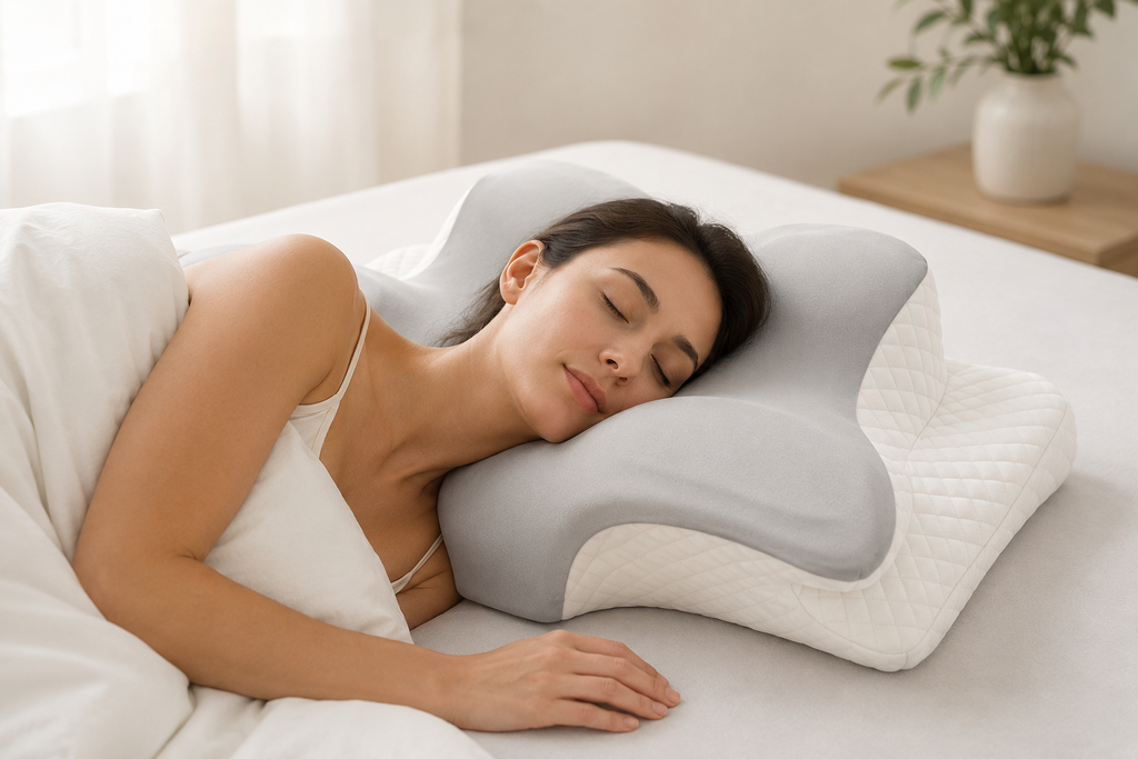 HullyAir Ergonomic Pillow - Memory Foam