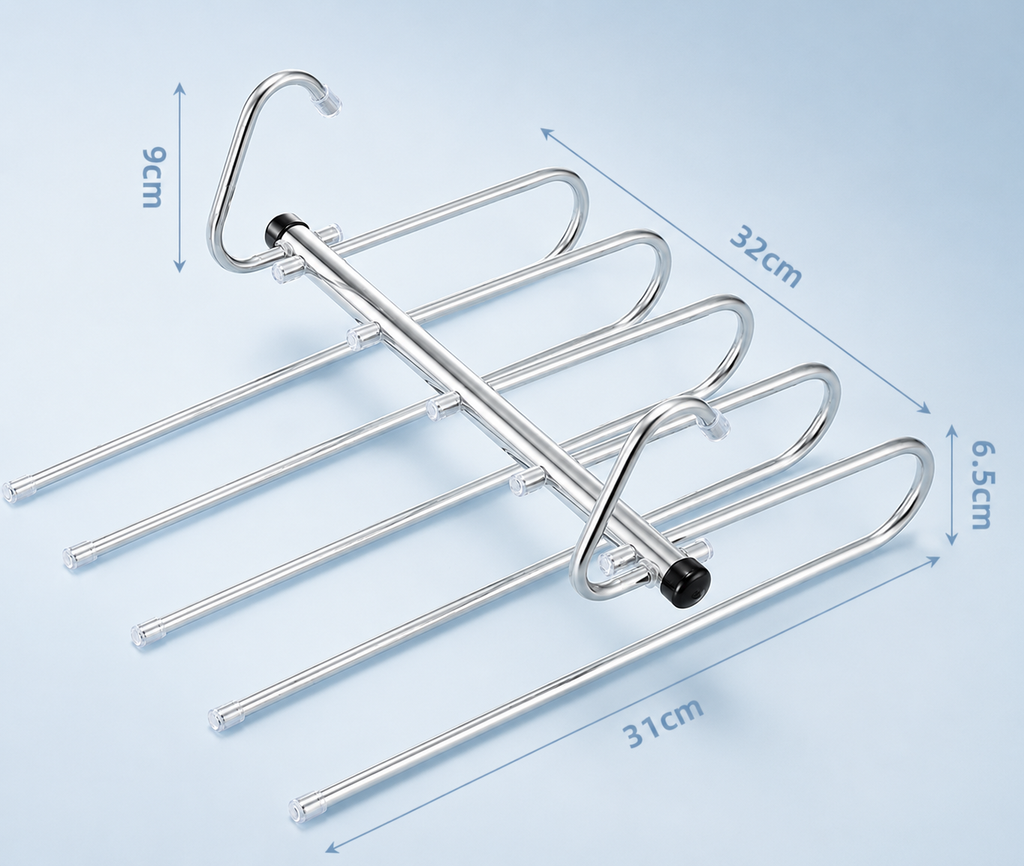 HullyAir Multi-Tier Foldable Clothes Hanger