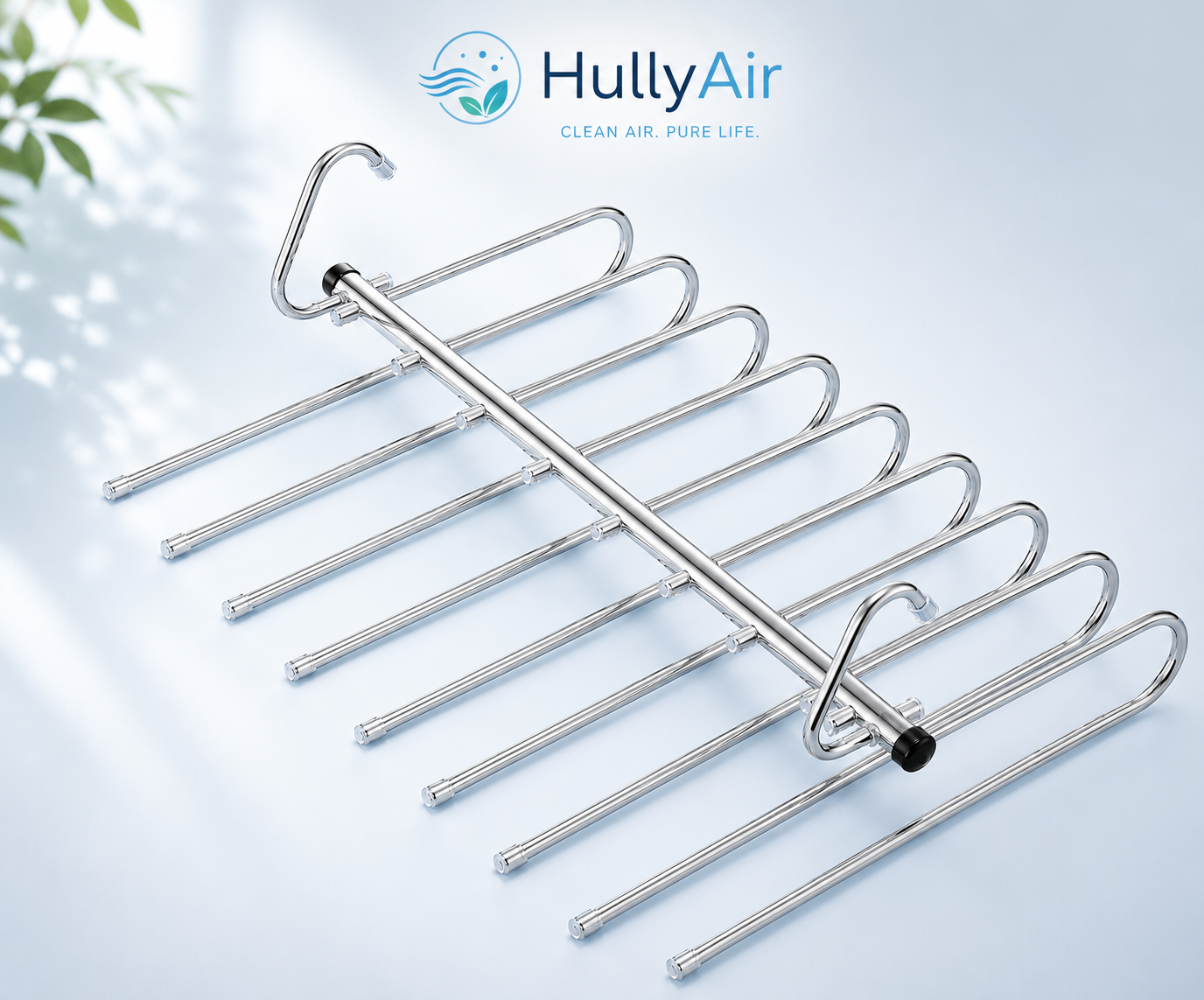 HullyAir Multi-Tier Foldable Clothes Hanger